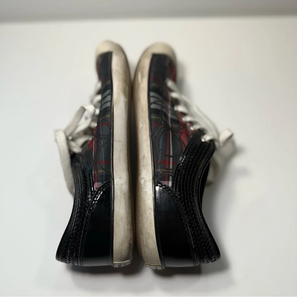 Coach‎ Zorra Signature Monogram Plaid Sneakers w/Sequins Women’s Size 9.5